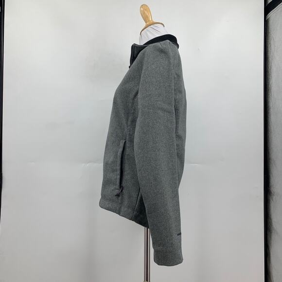 The North Face Jacket Womens Small Gray Fleece Lined Windwall Softshell Full Zip - Picture 5 of 14